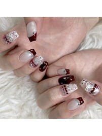 チェックネイル