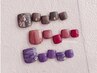６月フット【付替オフ無料ケア込】ワンカラ-5,940円~[持込デザイン等ア-ト有]