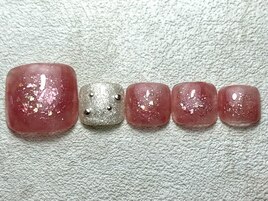 ピンクニュアンスネイル