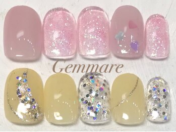 ジェンマーレ 青葉台店(Gemmare)の写真/良心的価格だからご新規様もネイル初心者様も気軽にネイルが楽しめる!ラメグラ¥5700/シンプルコース¥6480♪