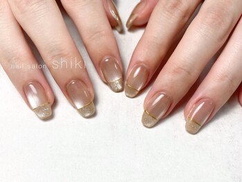 ネイルサロン シキ 東戸塚店(shiki)の写真/四季-shiki-の世界観とトレンドを組み合わせたデザインで彩る。何度でも見返しちゃう指先に＊。・[東戸塚]