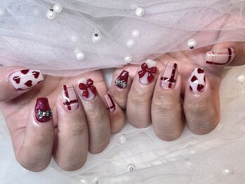 モカ 京橋(moca)/【Ayano】バレンタインネイル