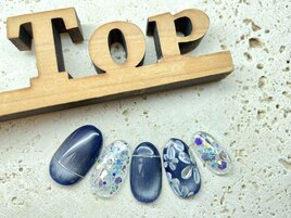定額W-15 デニムフラワー