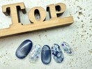 定額W-15 デニムフラワー