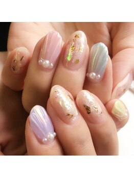 ネイルサロン パピヨン(Nail Salon Papillon)/マーメイドシェル☆