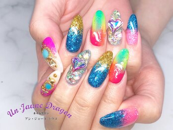 アン ジョーヌドラゴ/【ロングネイル】カラフルネイル