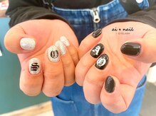 アイネイル 小倉(ai nail)/ワンカラー＋色追加＋シール