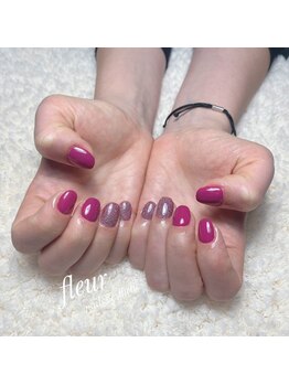 フルール(fleur)/ワンカラー×ラメ