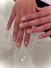 クリア(Clear)/pink × green