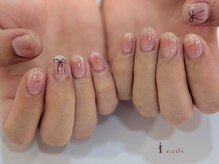 アイネイルズ 四条河原町店(I-nails)/リボンチークマグネット