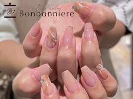秋カラー大理石ニュアンス