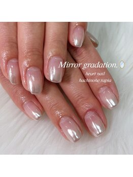 はあとねいる 八戸ラピア店/ミラーグラデーションネイル