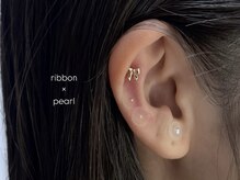 ブルー(BLUE)/耳ツボジュエリー simple ¥3,500