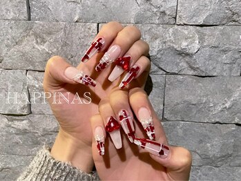 ハピナス(HAPPINAS)/チェックネイル