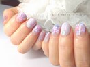 6月限定デザイン☆紫陽花ネイル