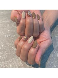 秋色大人フラワーアート