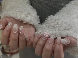 お任せガーリーネイル