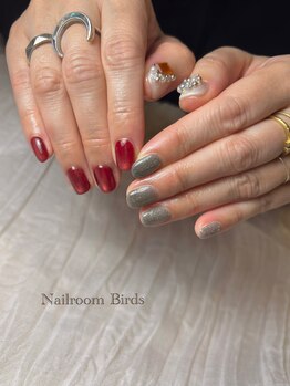 バーズ(Birds)/クリスマスカラー×ビジュー