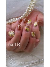 ネイルアール(nail R)/ひまわりチェックネイルです!