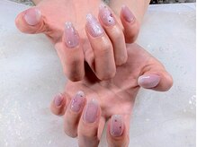 モモ 高円寺(Momo)/シンプルハートネイル