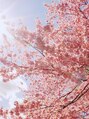 スイウ 中目黒店(SUiU)&nbsp;春の桜が毎年たのしみで、桜を見ると幸せな気持ちになります♪