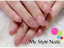 マイ スタイル ネイルズ(My Style Nails)/ラメグラデーションジェル