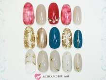 アンドシュシュネイル(&CHOU CHOU nail)/9月のデザイン￥７９８０