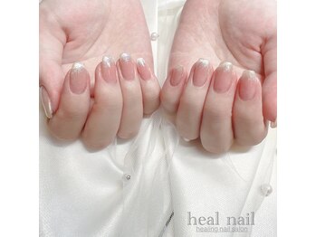 ヒールネイル(heal nail)/cheek×magnetグラデーション