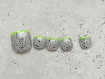 リッカオウチネイル(Lycka)/《FOOT》 シンプルネイル/¥7,000