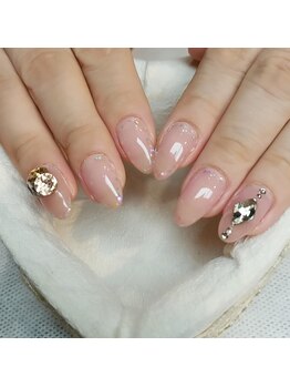 ルクール(Le Coeur)/キラキラビジューネイル♪