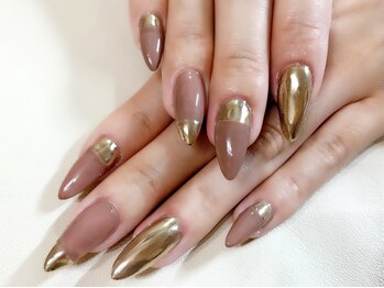 ラビング(Loving)/大人ミラーネイル