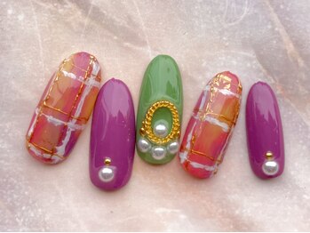 ターラ(Tara)/ゴージャス秋色チェック柄