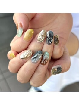 白べぇーっ 本店 湊町店/ニュアンスネイル