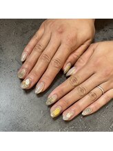 エヌ(N)/パイナップルアートネイル