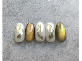 ニュアンスネイル/ゴールド