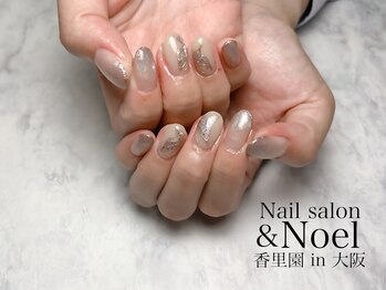 ノエル(Noel)/蝶々×マグネットネイル