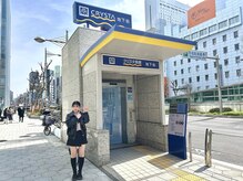 サラエクセレント 心斎橋(SARA EXCELLENT)/3.エスカレーターで地上へ♪