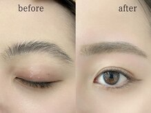 お顔の黄金比に基づいて、お似合いの眉毛をご提案/アイブロウ