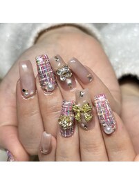 ツイードネイル♪