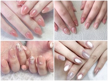 エムズネイル 福井店の写真/ジェルワンカラー¥7980、ネイルケア¥4950、オフのみ¥4400もお気軽に♪