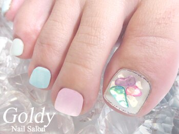 ネイルサロン ゴールディ(NAIL SALON GOLDY)/FOOT華やかコース