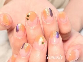 シンプルアートのシーズンネイル