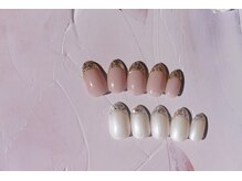 ネイルサロン ブリオン(Nail Salon Bullion)/ガラスフレンチネイル