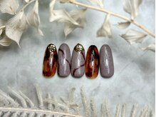 ブリスフルハピネス(Blissful happiness)/定額ネイル（Design）秋冬ver.