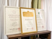 ネイリスト検定1級取得しています！