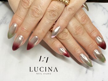 ネイルスタジオ ルキナ(LUCINA)/c-257 ミラー×マグネットネイル