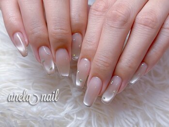 アネラネイル(anela nail)の写真/【写真：デザインフリー◇ご新規様¥7,680】定額で持ち込みデザインも可能◎かわいいパーツ&カラーも豊富☆