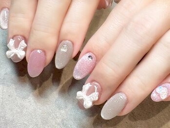 ターラ(Tara)/ナチュラル長さだし×リボン