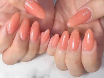 ラナムーン プティ(Lanamoon petit)の写真/パラジェル無料＆浮かないフィルイン技術◎うる艶カラーで美しいシンプルネイルが得意！