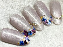 チェリーズネイル(Cherrys Nail)/春 マグネット 押し花ネイル